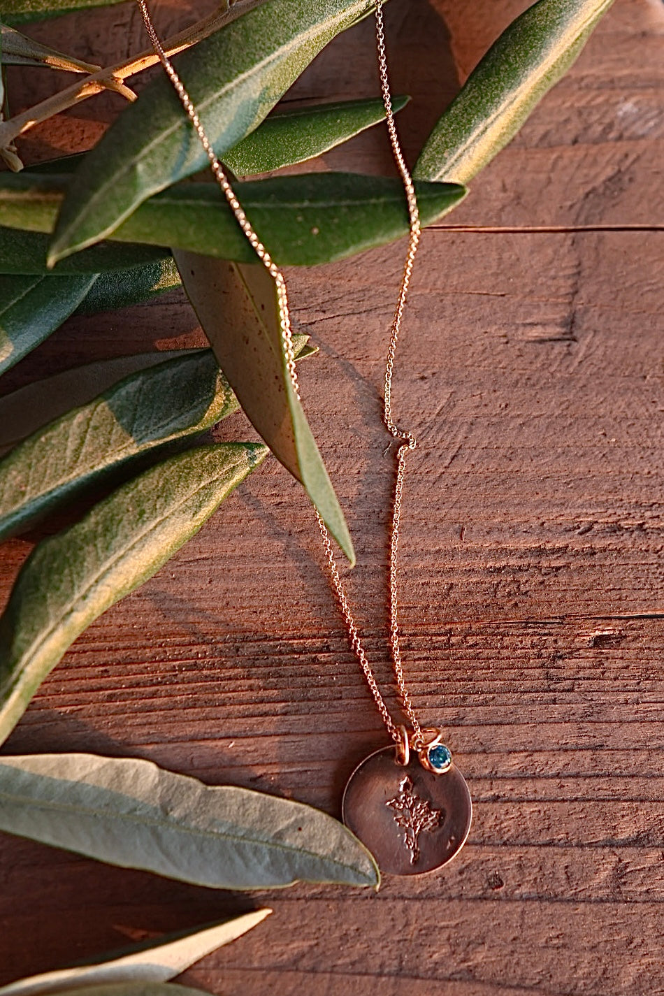 Birthflower Gold Filled Necklace