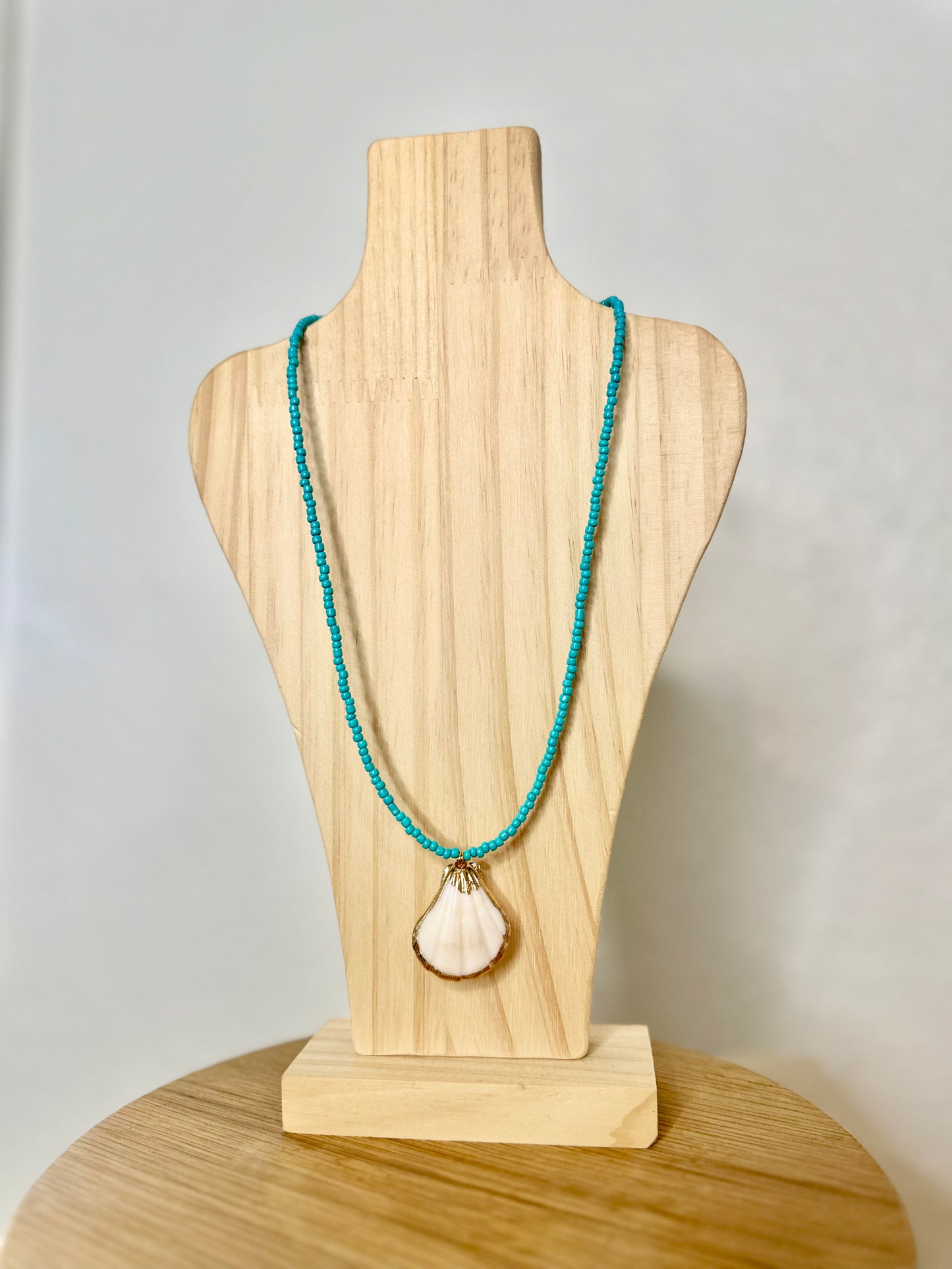 Turquoise Seashell Necklace