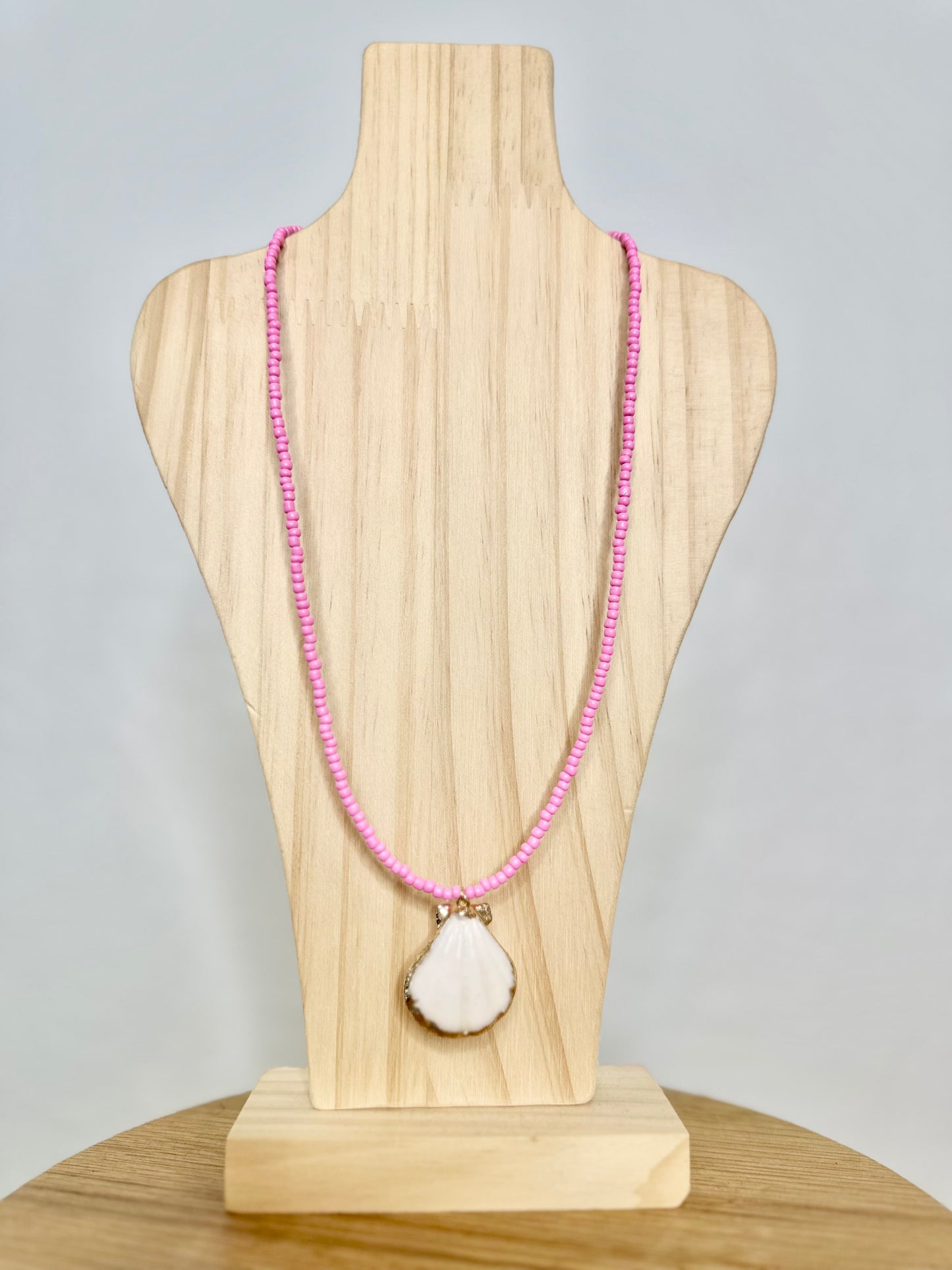 Pink Seashell Necklace