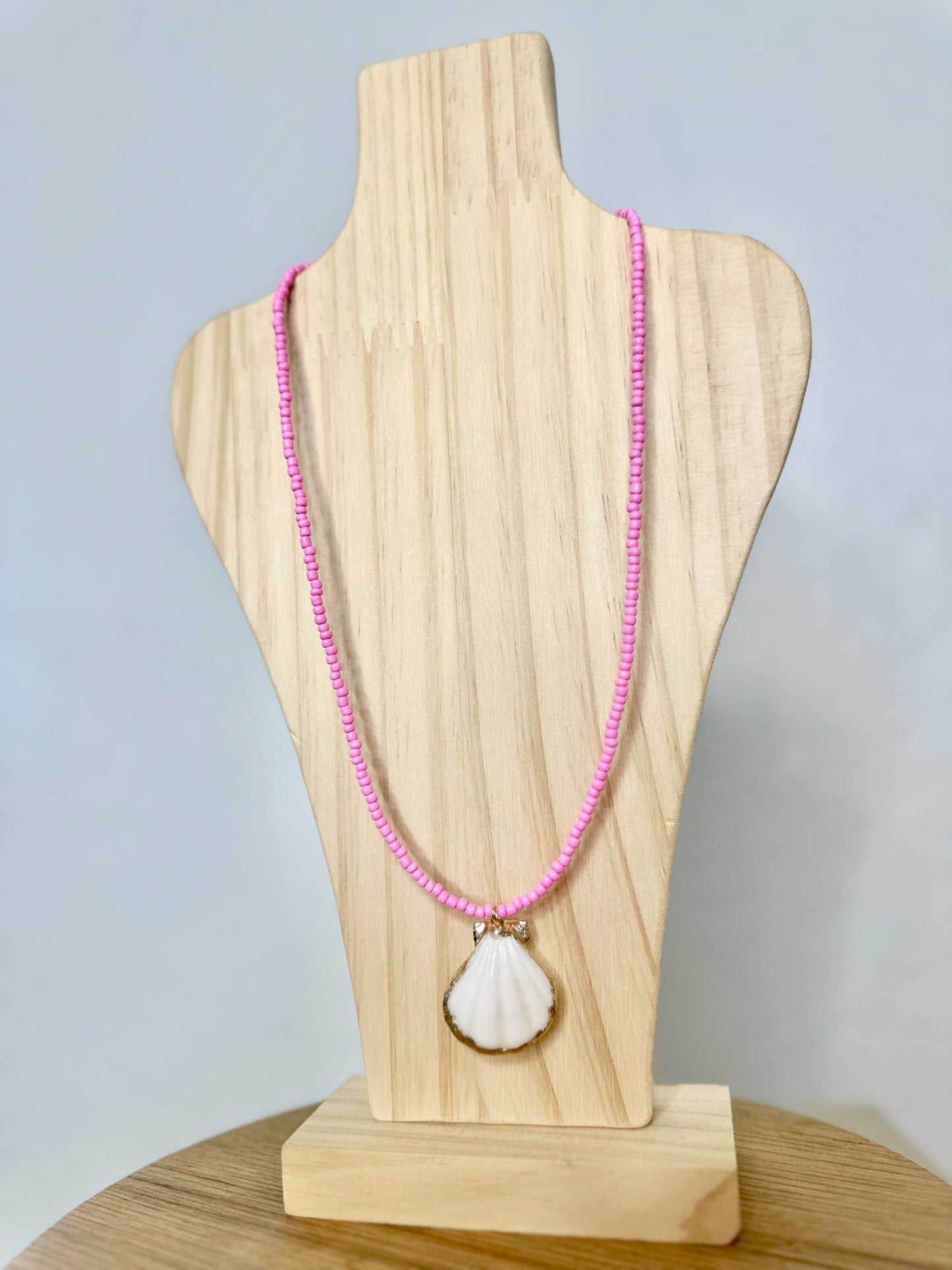Pink Seashell Necklace