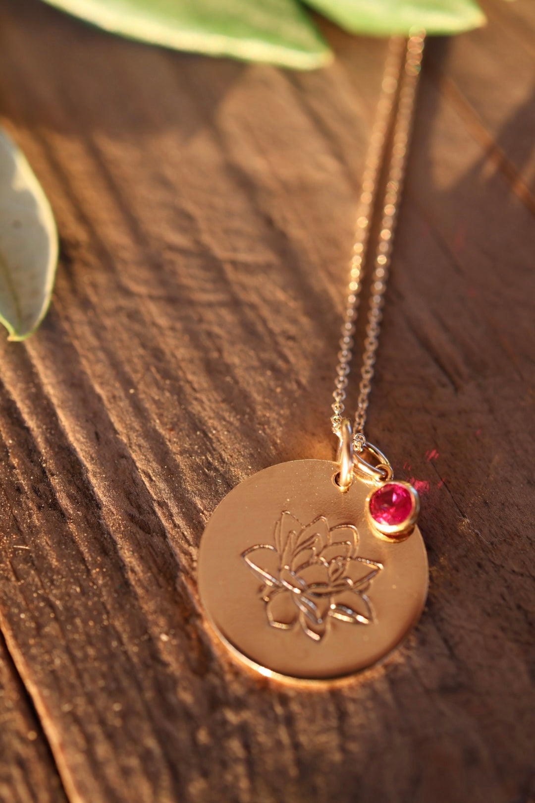 Birthflower Gold Filled Necklace