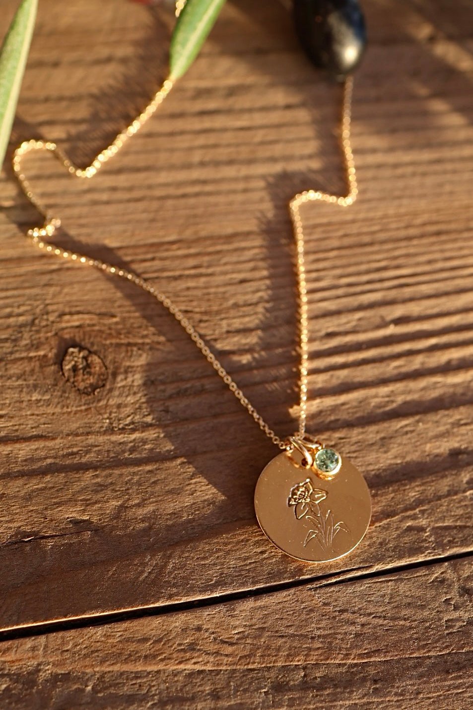 Birthflower Gold Filled Necklace