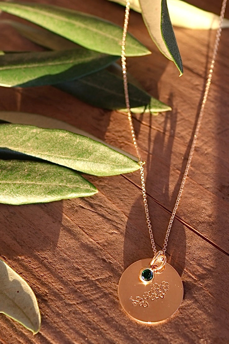 Birthflower Gold Filled Necklace